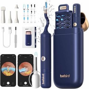Ear Wax Removal Tool Camera Kit, Ear Cleaning Kit with Flexible Visual Ear Camera Otoscope, Portable Wireless Painless Ear Cleaner with Earwax Remover Tweezers for Adults Kids Pets record cleaning kit,vinyl cleaner,stylus brush set,