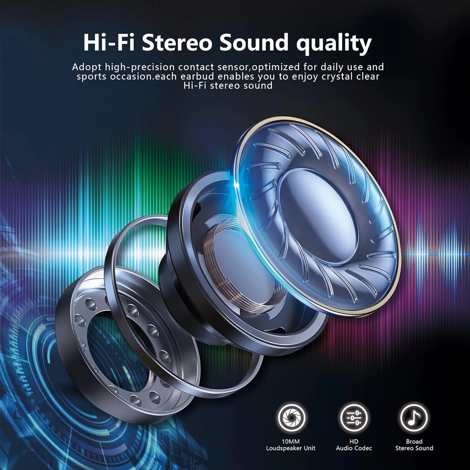 Earbuds for Kids, Penguins Headphones Bluetooth with Mic, 85dB Volume Limited, 36Hrs Playtime, Gilrs Boys Earbuds for Small Ears,Touch Control, Waterproof, earbuds Wireless for School/Tablet