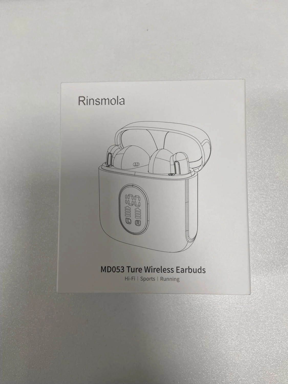 Earbuds Wireless Bluetooth Earbuds Hi-Fi Stereo, 2024 Ear Buds with 4 ENC Mics, 3g Mini Bluetooth Headphones in Ear, 30H USB-C LED Charging Case, IP7 Waterproof Wireless Earphones for Android iOS