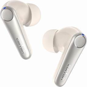 EarFun Air Pro 3 Noise Cancelling Wireless Earbuds, Qualcomm? aptX? Adaptive Sound, 6 Mics CVC 8.0 ENC, Bluetooth 5.3 Earbuds, Multipoint Connection, 45H Playtime, App Customize EQ, Oat White wireless earbuds,Bluetooth earphones,true wireless stereo,