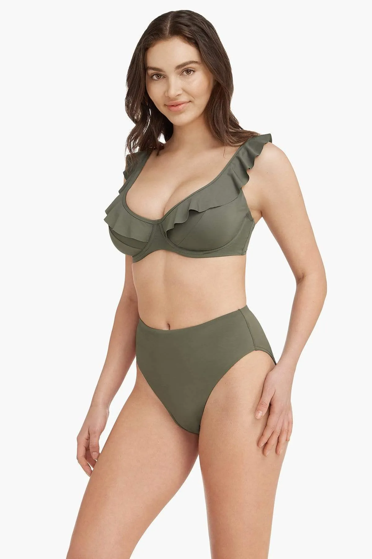 Eco F Cup  U/Wire Bra  Khaki