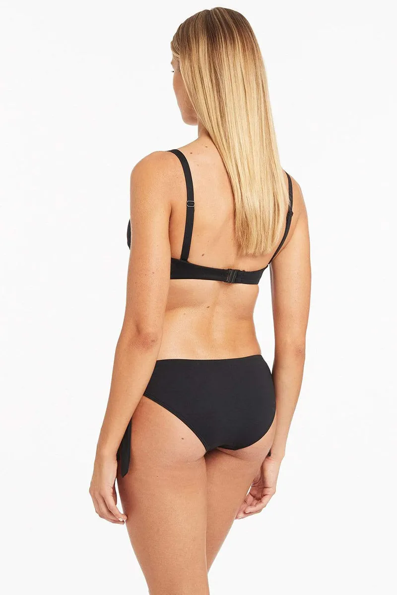 Eco Tie Side Pant Black