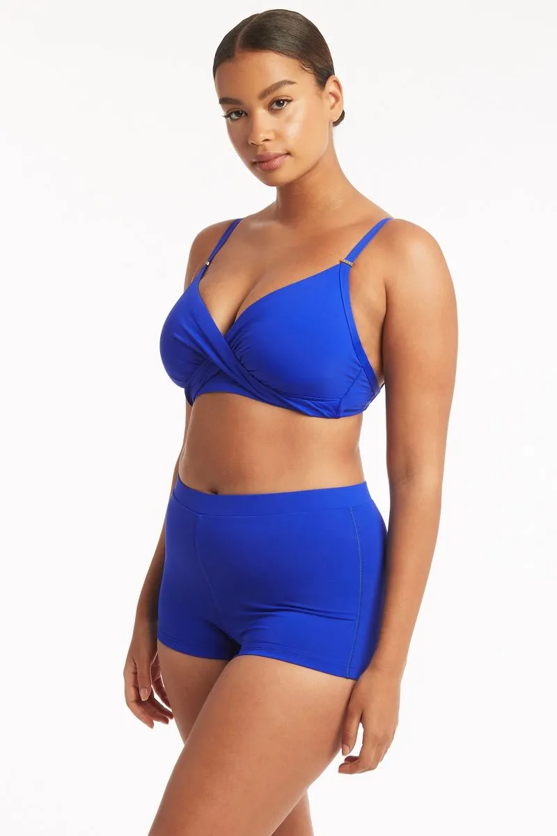 Eco Twist Front DD/E Bra Cobalt