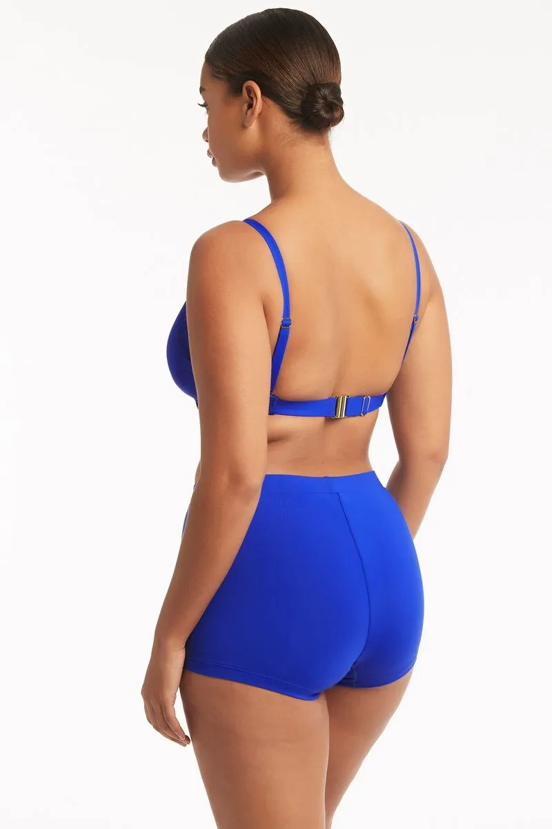 Eco Twist Front DD/E Bra Cobalt