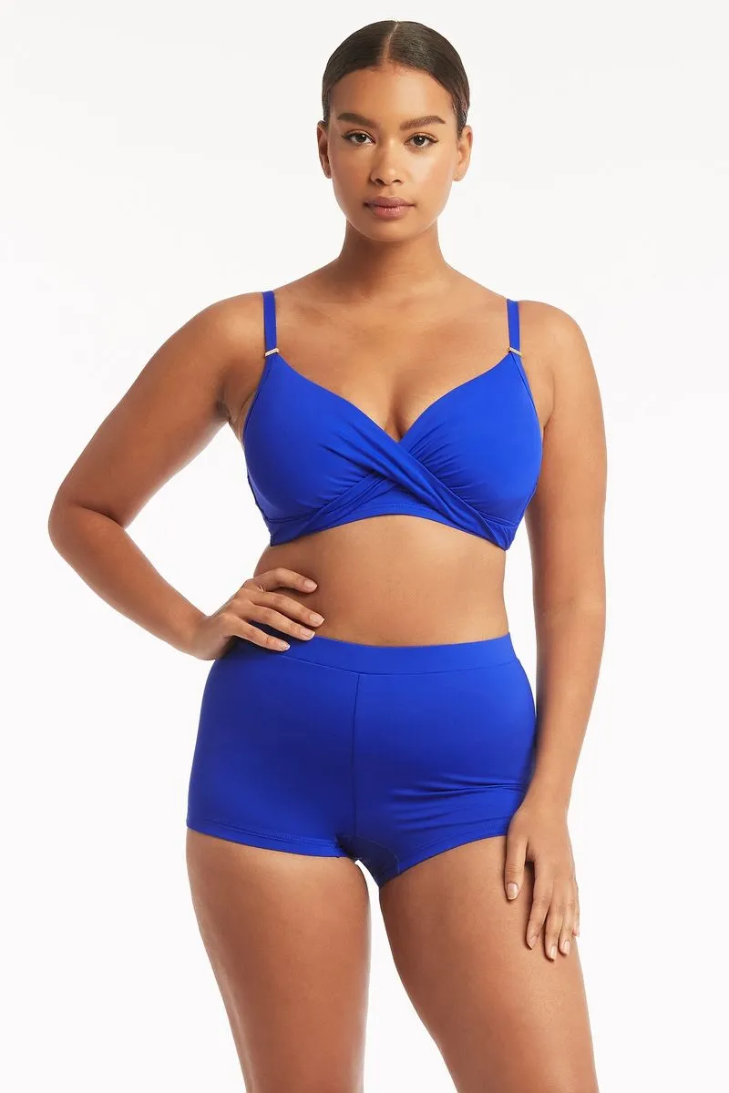 Eco Twist Front DD/E Bra Cobalt