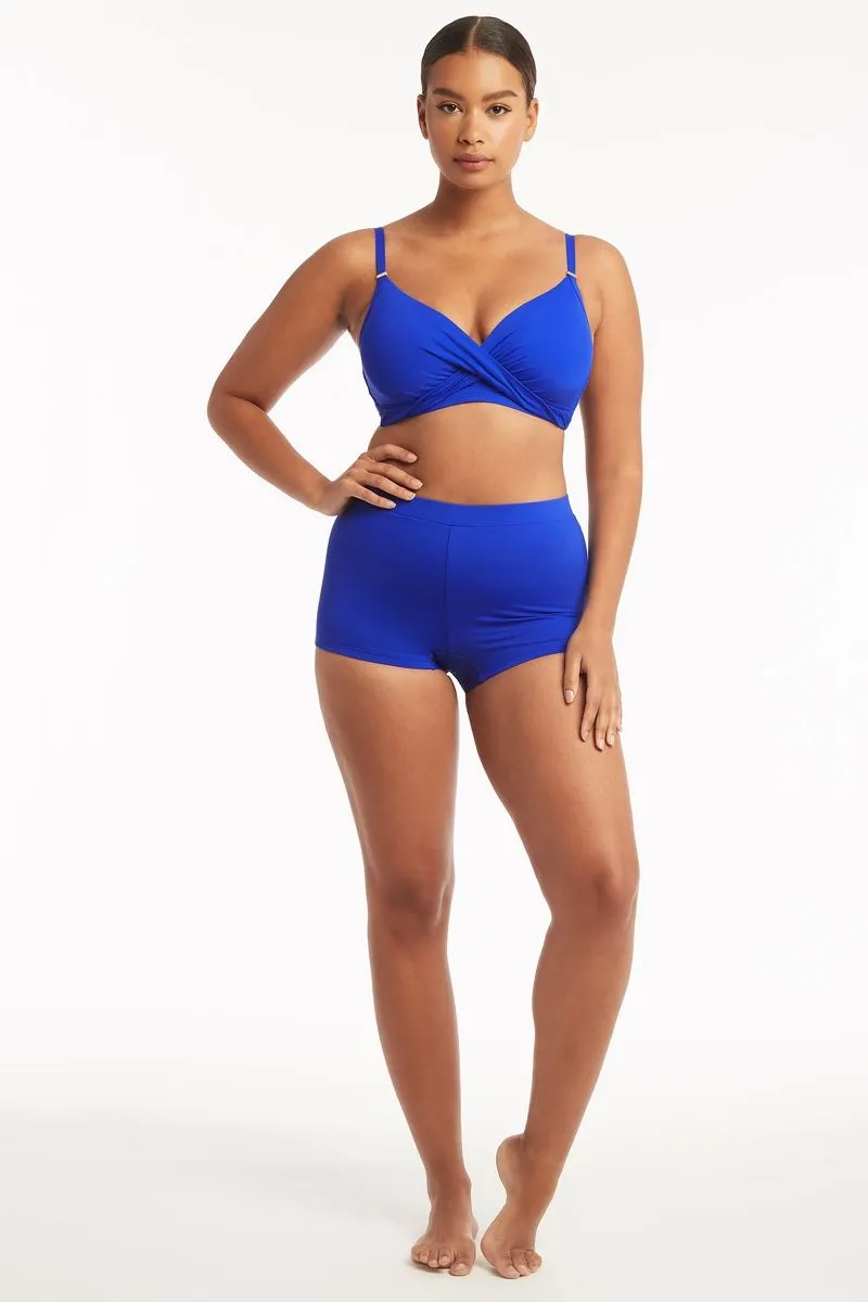 Eco Twist Front DD/E Bra Cobalt