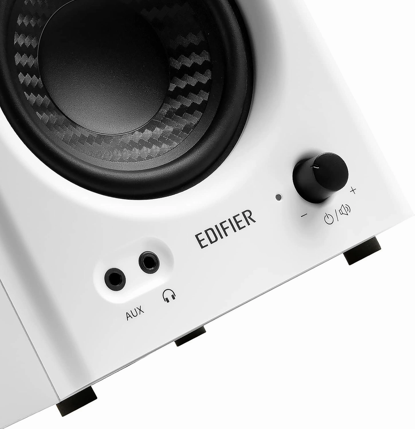 Edifier MR4 Powered Studio Monitor Speakers, 4" Active Near-Field Monitors Speaker - White (Pair)