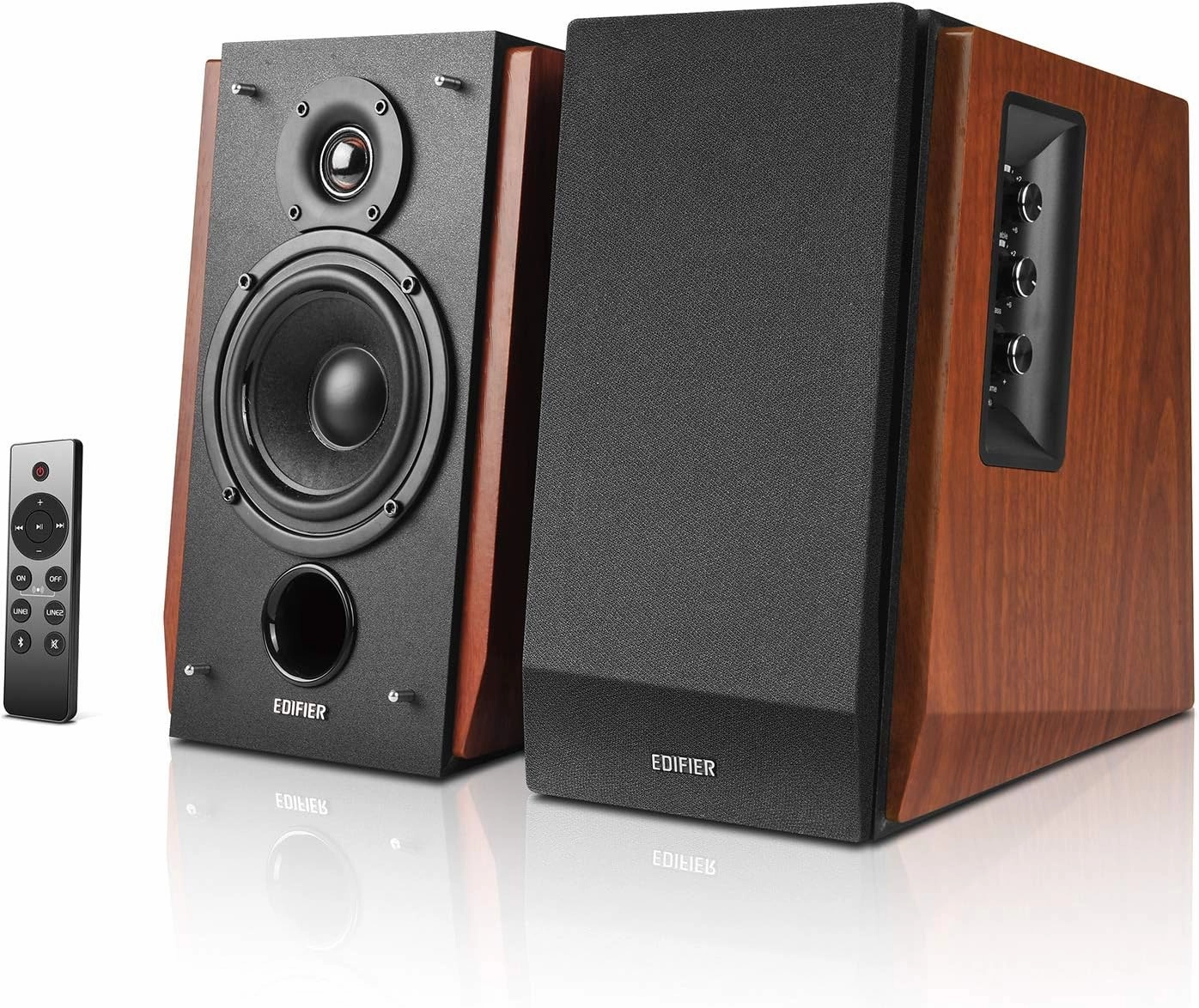 Edifier R1700BTs Active Bluetooth Bookshelf Speakers - 2.0 Wireless Near Field Studio Monitor Speaker - 66w RMS with Subwoofer Line Out bookshelf speakers,compact stereo speakers,hi-fi shelf speakers,