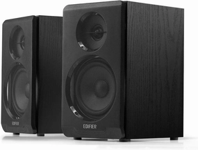 Edifier R33BT Active Bluetooth Computer Speakers - 2.0 Bookshelf Speaker - Powered Studio Monitor, Black - Pair bookshelf speakers,compact stereo speakers,hi-fi shelf speakers,