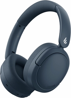 Edifier V80 Hybrid Active Noise Cancelling Headphones, True Wireless Over Ear Bluetooth Headset with 45H Playtime Hi-Res Audio Fast Charging Multipoint Connection for Travel Home Office (Navy) reference headphones,neutral sound headphones,monitor headphone