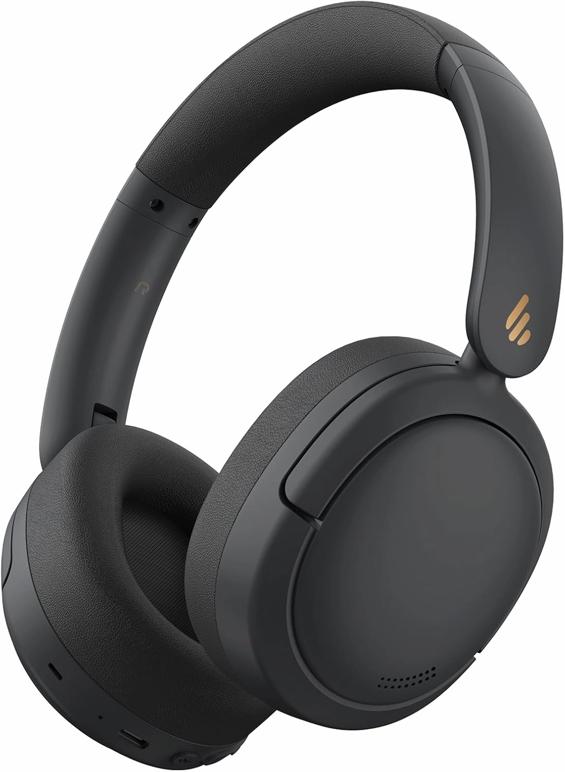 Edifier W800BT Pro Hybrid Active Noise Cancelling Headphones - Hi-Res Audio - AI Call Noise Cancellation - 45H Playtime - Fast Charging - Foldable - Wireless Over-Ear Bluetooth 5.4 Headphones - Black over-ear headphones,closed back headphones,wireless stud