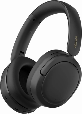 Edifier W800BT SE Wireless Over-Ear Bluetooth 5.4 Headphones - AI Call Noise Cancellation - 45H Playtime - Fast Charging - AAC Codec - Dual Device- Game Mode - Foldable - Black over-ear headphones,closed back headphones,wireless studio cans,