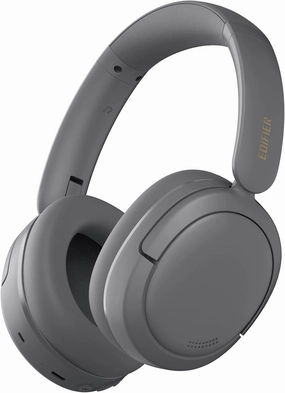 Edifier W800BT SE Wireless Over-Ear Bluetooth 5.4 Headphones - AI Call Noise Cancellation - 45H Playtime - Fast Charging - AAC Codec - Dual Device- Game Mode - Foldable - Gray over-ear headphones,closed back headphones,wireless studio cans,