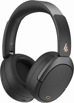 Edifier W80 Over Ear Headphones with -49dB Active Noise Cancelling, LDAC AAC Hi-Res Wired & Wireless, AI Clear Call, Fast Charging, Multipoint Connection, Bluetooth V5.4 - Black over-ear headphones,closed back headphones,wireless studio cans,