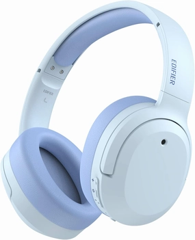 Edifier W820NB Plus Hybrid Active Noise Cancelling Headphones - LDAC Codec - Hi-Res Audio Wireless & Wired - Fast Charge - 49H Playtime - Over Ear Bluetooth V5.2 Headphones- Blue over-ear headphones,closed back headphones,wireless studio cans,