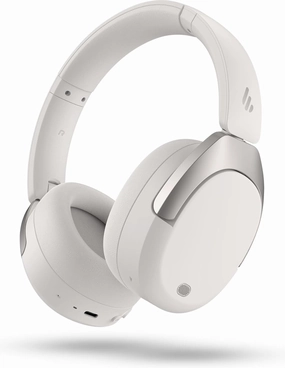 Edifier W830NB -45dB ANC Wireless Over Ear Headphones with Bluetooth 5.4, 94H Playtime, AAC & LDAC Codec, Hi-Res, Spatial Audio, Fast Charging, Multipoint Connection, 267g Comfortable Fit, White over-ear headphones,closed back headphones,wireless studi