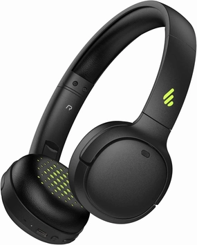 Edifier WH500 Wireless On-Ear Headphones with Foldable Lightweight Design and Solid Bass, Bluetooth Headset with Microphone, 40H Music Playtime and Custom EQ via App for Home Office Travel (Black) reference headphones,neutral sound headphones,monitor headp