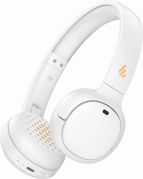 Edifier WH500 Wireless On-Ear Headphones with Foldable Lightweight Design and Solid Bass, Bluetooth Headset with Microphone, 40H Music Playtime and Custom EQ via App for Home Office Travel (White) reference headphones,neutral sound headphones,monitor headp
