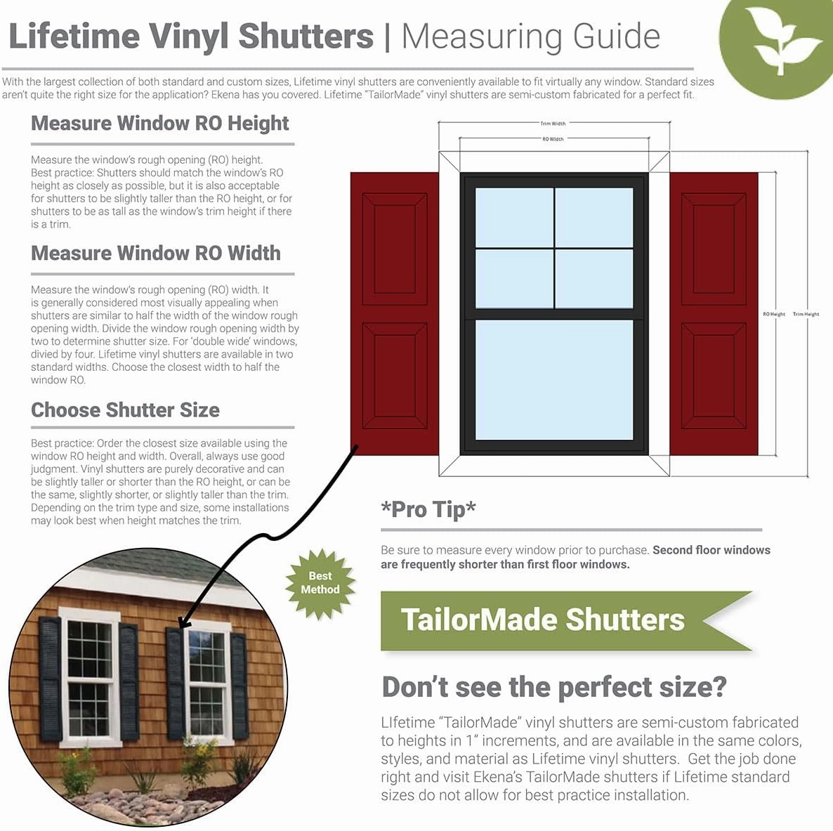 Ekena Millwork Lifetime Vinyl LL1S14X03900FG Standard Cathedral Top Center Mullion, Open Louver Vinyl Shutters, w/Installation Shutter-Lok's & Matching Screws (Per Pair), 14.5"W x 39"H, Forest Green
