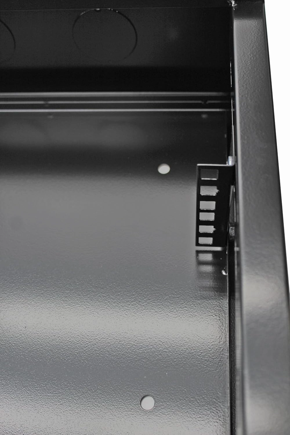 Electriduct 2U Wall Mount Rack Enclosure Network Cabinet Solid Door Black Powder Coated Steel with Lock