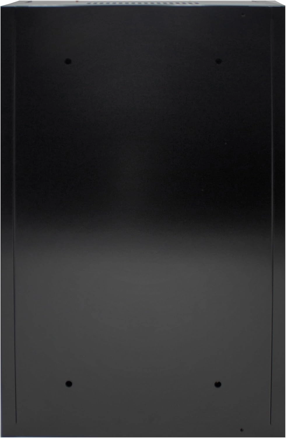 Electriduct 2U Wall Mount Rack Enclosure Network Cabinet Solid Door Black Powder Coated Steel with Lock
