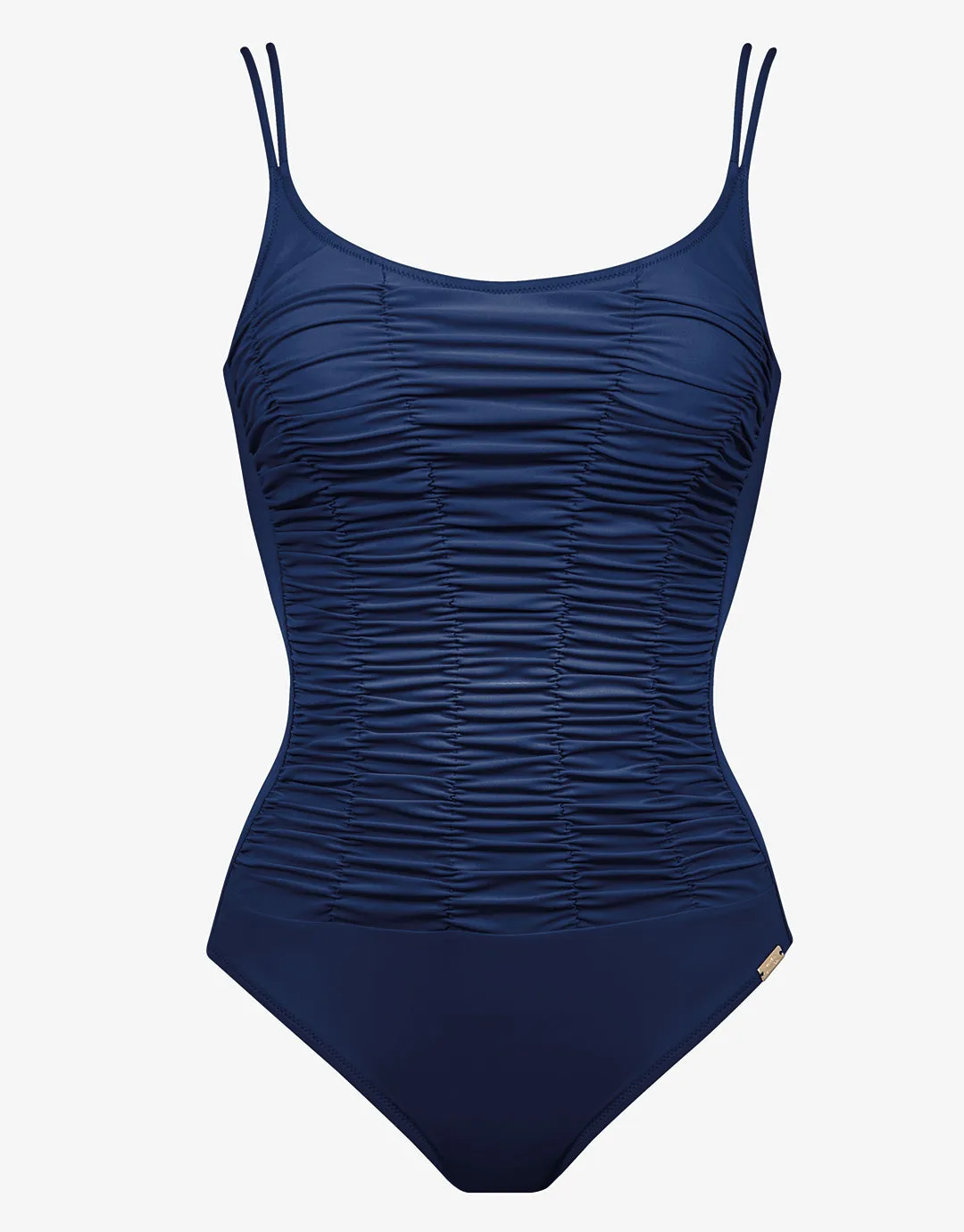 Elements Ruched Underwired Swimsuit - Indigo