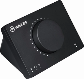 Elgato Wave XLR - Audio Mixer and 75 db Preamp for XLR Mic to USB-C, Control Interface with 48V Phantom Power, Tap-to-Mute, Digital Mixing Software for Streaming, Recording, Podcasting on Mac and PC audio interface,USB interface,music recording input,