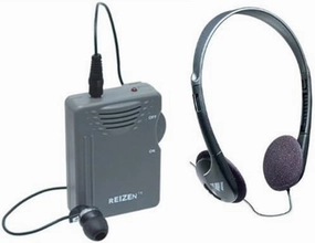 Elite Package: Reizen Loud Ear 120dB Gain Personal Amplifier headphone amplifier,portable amp,desktop headphone amp,