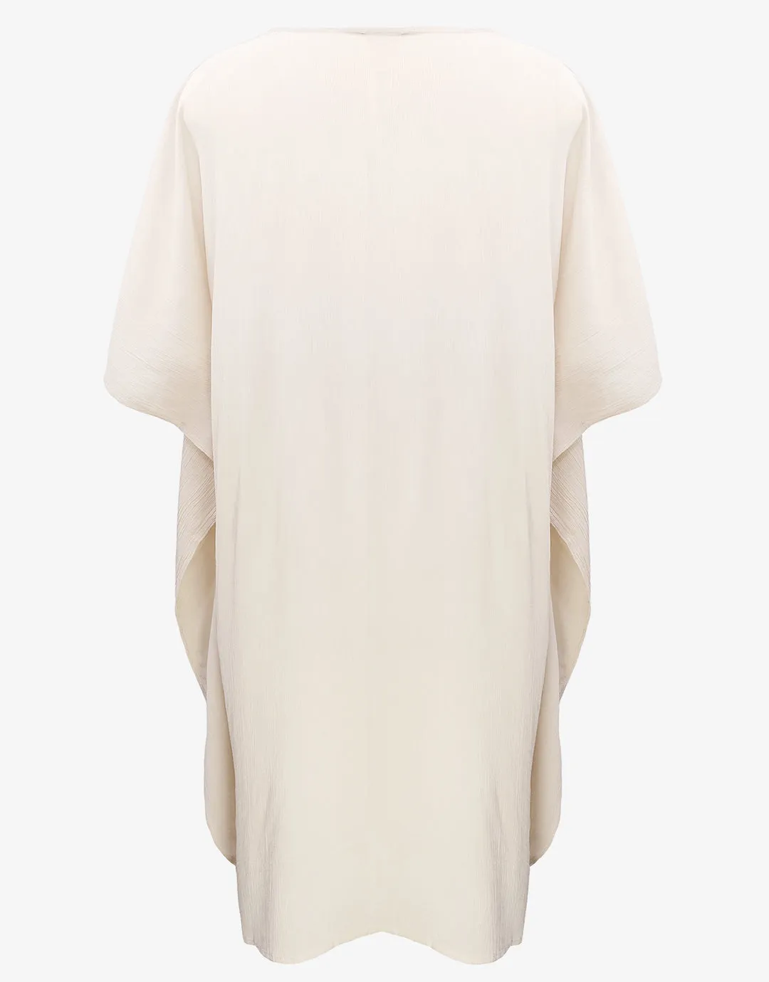 Embroidered Kaftan - Off White