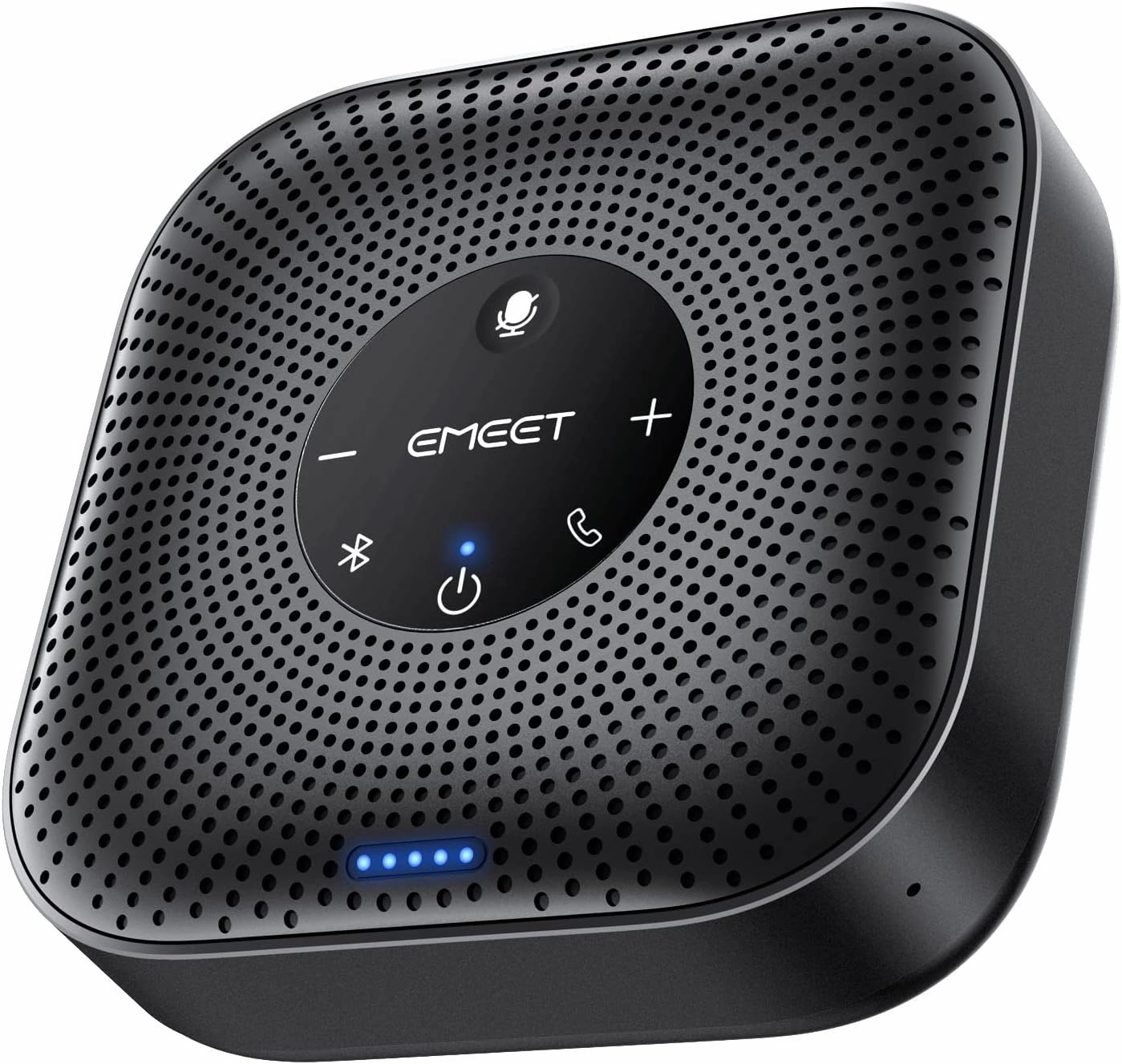 EMEET Conference Speakerphone M0 Plus, 4 AI Mics 360 Voice Pickup, Noise Reduction, USB C Speaker, Bluetooth Conference Speaker for 8 People w/Daisy Chain for 16 Compatible with Leading Software floorstanding speakers,tower speakers,stereo floor speakers,