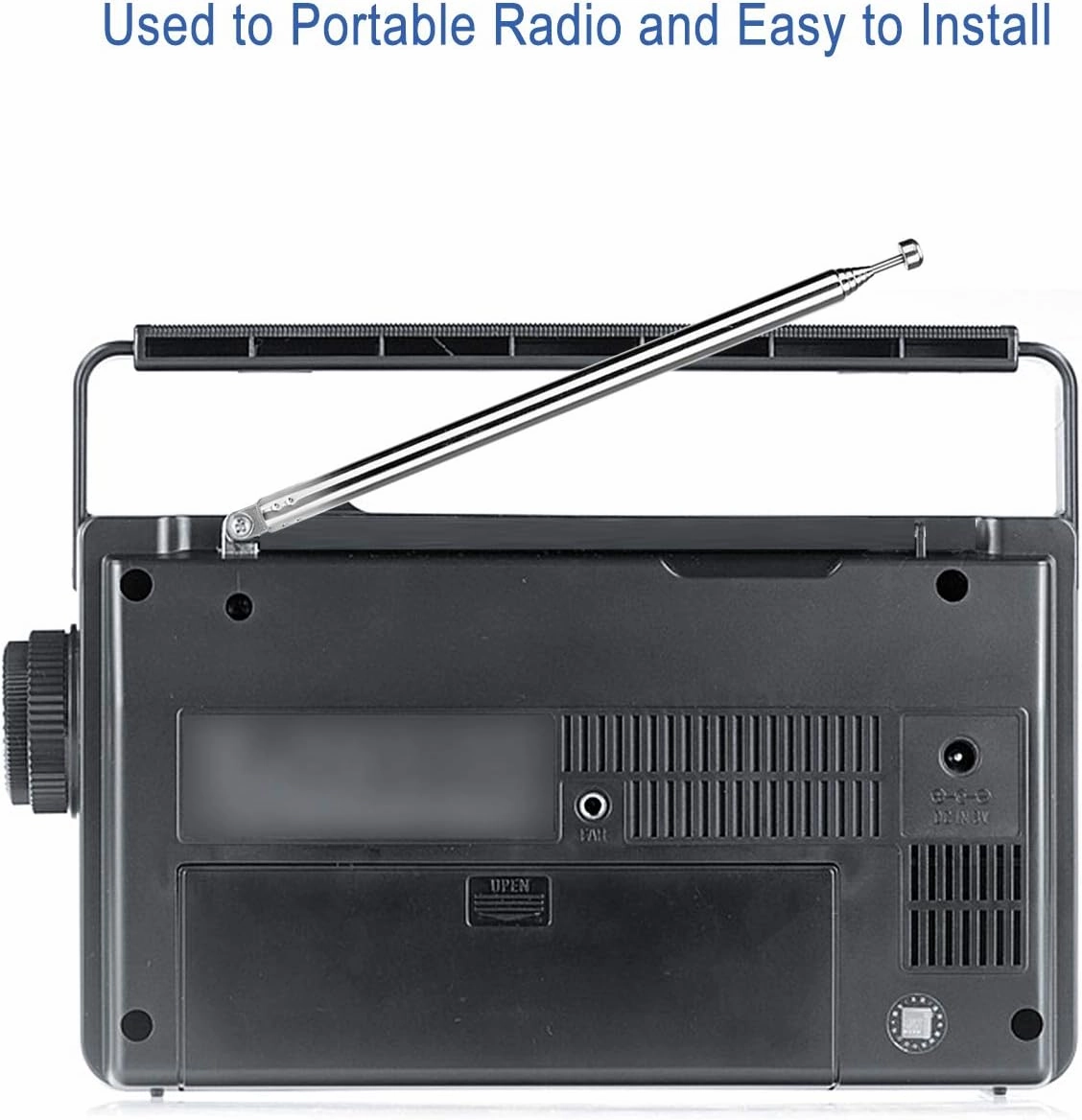 ENUODA FM Radio Antenna 7 Sections Telescopic Antenna 15cm/74cm Antenna Replacement for Portable Radio,Home Stereo Receiver,AV Audio Video,Home Theater Receiver and TV Tuner(2 Pack)