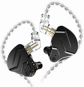 erjigo KZ ZSN PRO X Hybrid Banlance Armature with Dynamic in-Ear Earphone ERJIGO ZSNPROX 1BA 1DD HiFi Headset ZSNPRO X erabuds (Without Mic, Black) in-ear monitors,hi-fi IEMs,studio earphones,