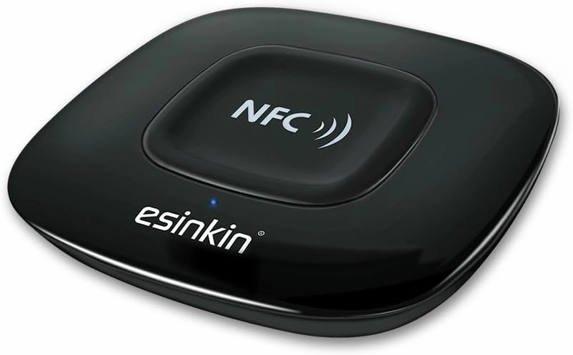 Esinkin Bluetooth Receiver Wireless Audio Adapter 4.0NFC-Enabled for HD Music Stereo Sound System wireless audio bridge,Bluetooth transmitter,WiFi audio link,