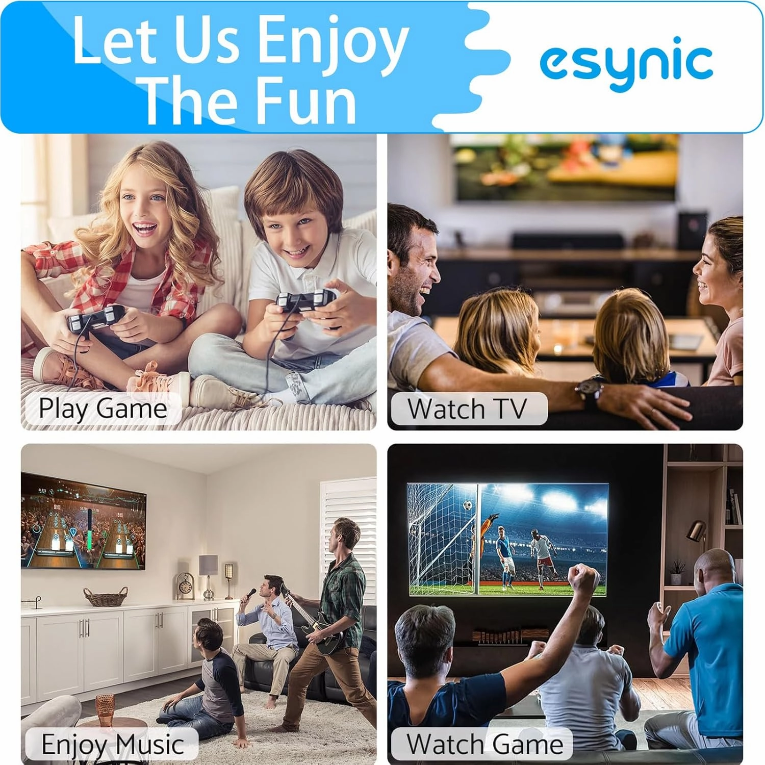 eSynic Professional Optical to RCA Converter Aluminium Alloy 192KHZ DAC Digital to Analog Audio Converter Portable Optical to RCA Adapter 2.1m/7ft Optical Audio RCA Cable for HDTV Blue-ray Players etc