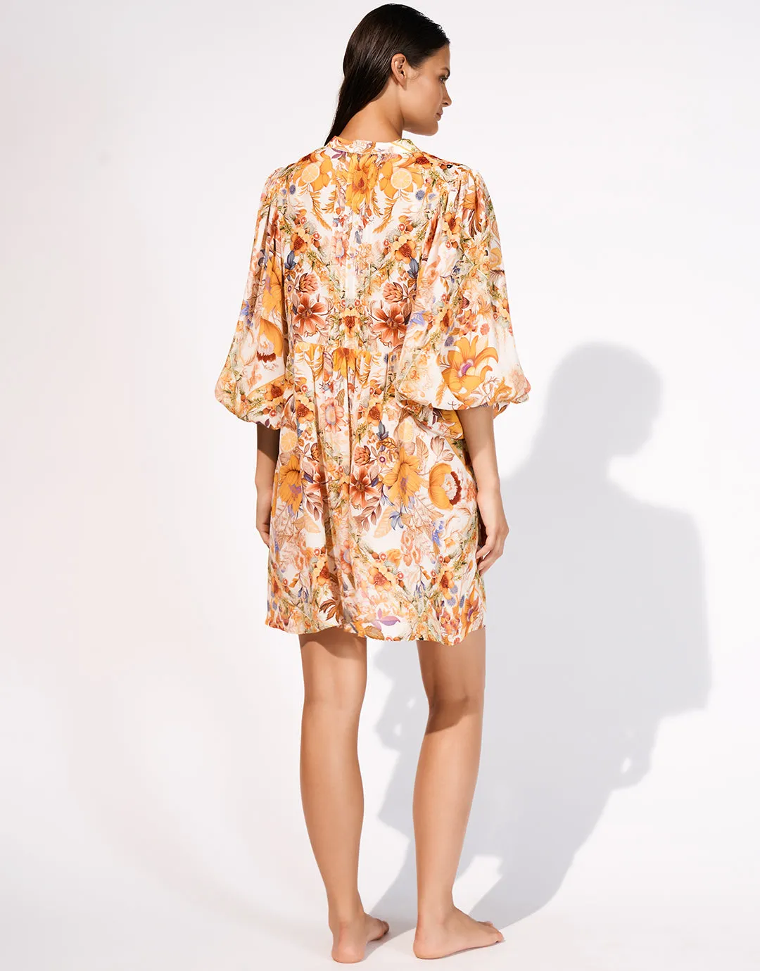 Exuberance Mini Beach Dress - Solar