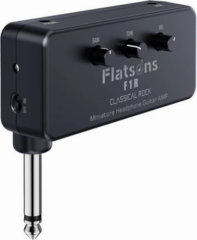F1R Mini Guitar Headphone Amp, Distortion Timbre Electric Guitar Headphone Amplifier with 3.5mm Earbud/AUX Jack, Classic Rock Tone Portable Amp for Silent Practice Indoor Travel Night headphone amplifier,portable amp,desktop headphone amp,