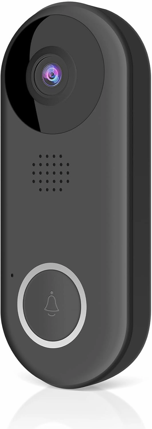Feit Electric Doorbell Camera, 2.4 GHz WiFi, No Hub, Two-Way Audio, Motion Detection, Night Vision, 1080p HD, Micro SD Card Storage, Wireless Chime Included, Hardwired, CAM/Door/WiFi