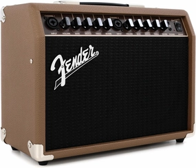 Fender Acoustasonic Guitar Amp for Acoustic Guitar, 40 Watts, with 2-Year Warranty 2x6.5 Inch Speakers, Chorus Effect, Dual Front-panel Inputs, 9.8Dx17.6Wx15.5H Inches, Brown/Wheat integrated amplifier,stereo receiver,hi-fi amp combo,