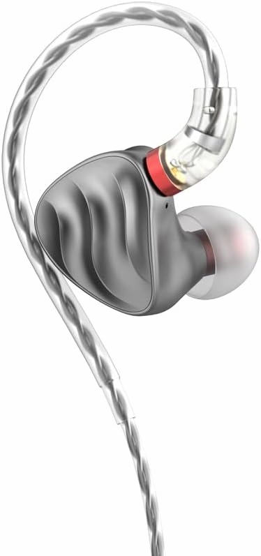 FiiO FH3 HiFi Earphones 3 Drivers (1 Dynamic   2 Knowles BA), in-Ear Earphones High Resolution, Bass Sound, High Fidelity for Smartphone/PC/Tablet (Titanium)