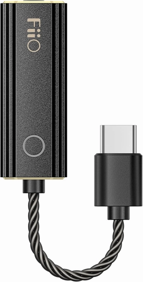 FiiO JadeAudio KA1 Headphone Amps Amplifier Tiny USB DAC High Resolution 3.5mm Lossless for Smartphones/PC/Laptops/Players(Type C, Black) DAC,USB audio converter,digital to analog converter,