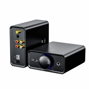FiiO K5 Pro Headphone Amps Portable Desktop DAC and Amplifier 768K/32Bit and Native DSD512 for Home/PC 6.35mm Headphone Out/RCA Line-Out/Coaxial/Optical Inputs audiophile headphones,high-end headphones,studio over-ear,