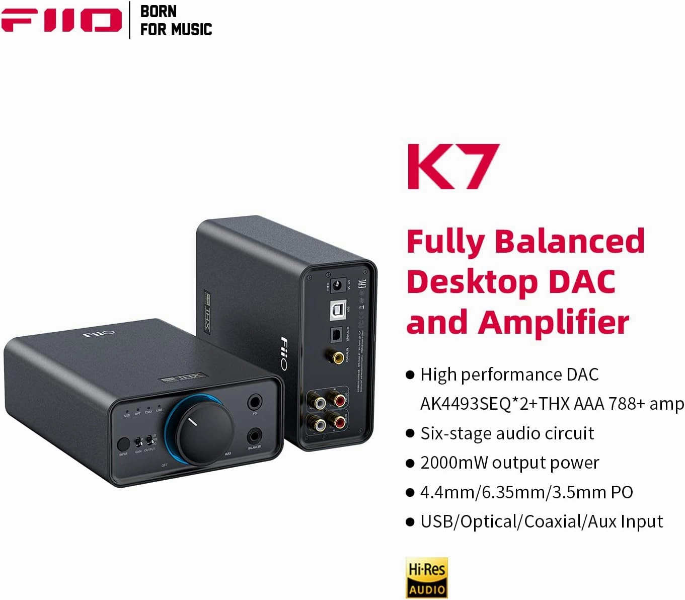 FiiO K7 Desktop DAC and Amplifier