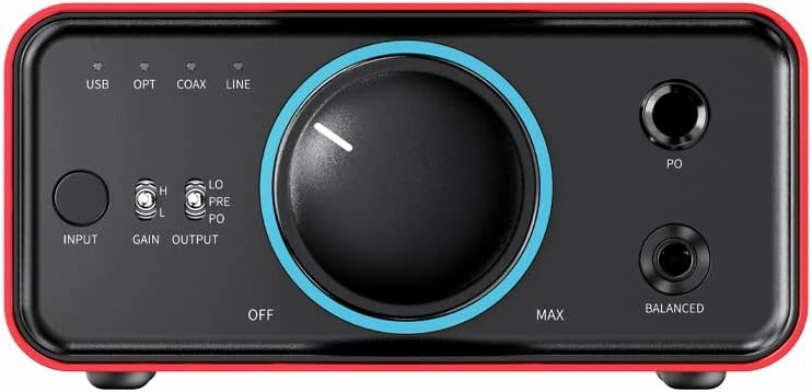 FiiO K7 Full Balanced HiFi DAC Headphone Amplifier AK4493S*2, XMOS XU208 PCM384kHz DSD256,USB/Optical/Coaxial/RCA Inputs, 6.35mm/4.4mm Output