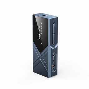 FiiO KA17 Portable USB DAC Audio HiFi Decoder, Dual ES9069Q PCM768 DSD512 3.5/4.4mm Output for Android iOS Mac Win10 (Blue) DAC,USB audio converter,digital to analog converter,