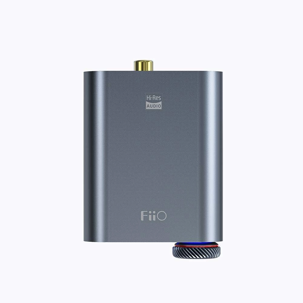 FiiO NEWK3 Amplifier Headphone Amps Portable High Resolution 384kHz/32bit DSD256 USB Type-C Lossless for PC/Laptop/Smartphones/Speaker Home Audio(Titanium) headphone amplifier,portable amp,desktop headphone amp,
