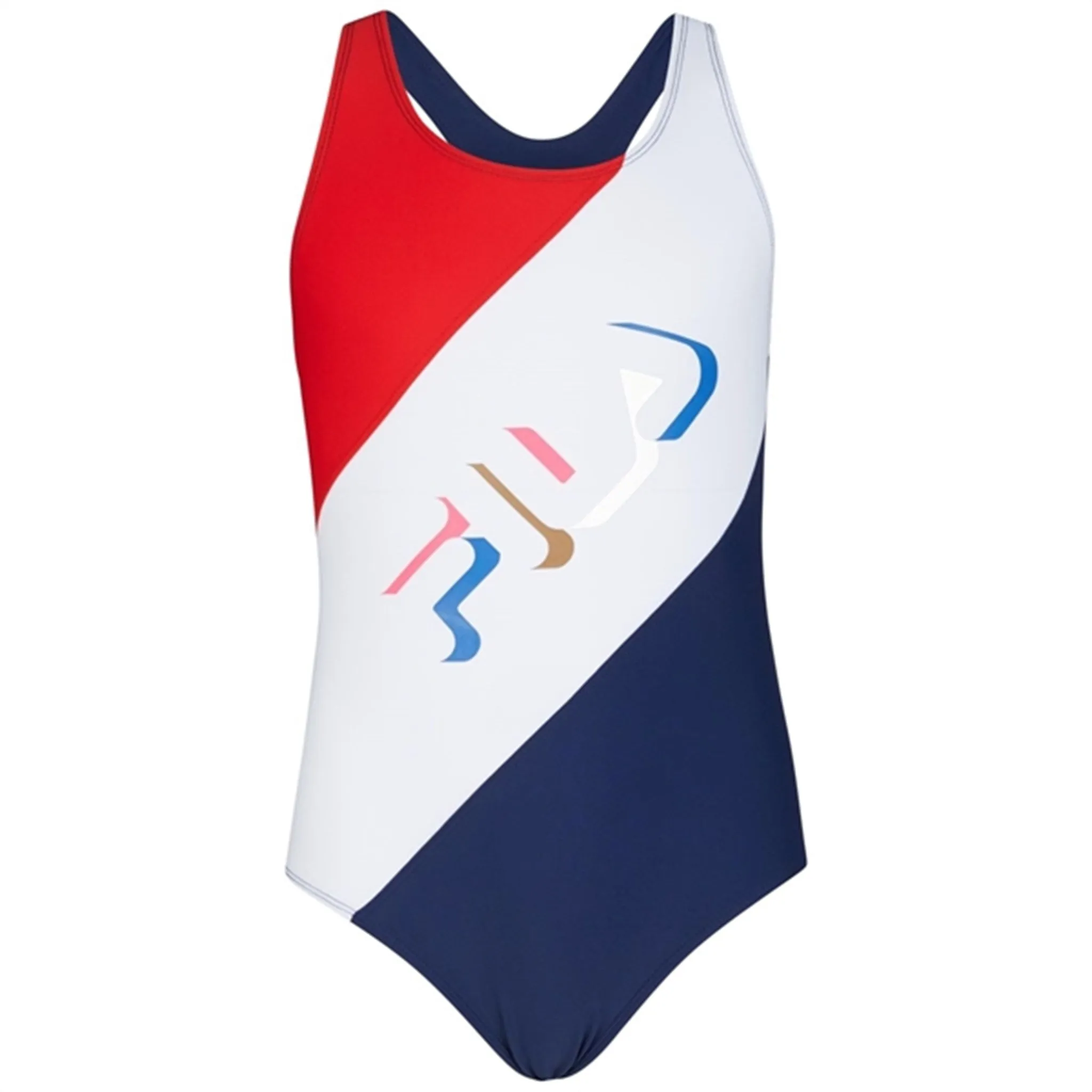 Fila Seia Medieval Blue/True Red/Bright White Sporty Swimsuit