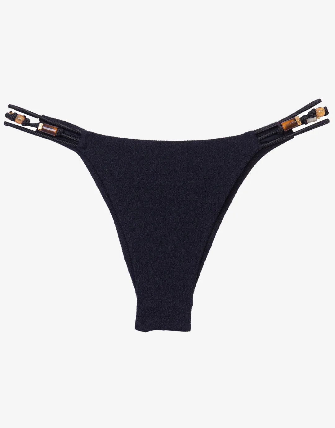 Firenze Flora Brazilian Bikini Pant - Black