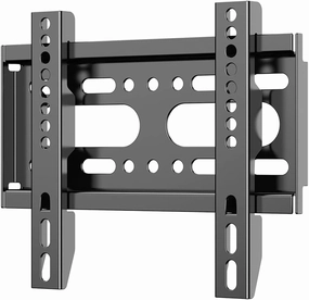 Fixed TV Wall Mount for 14-42" Flat Screen TVs, Small Wall Mount TV Bracket fit 19 24 28 32 35 39 40 inch, VESA Up to 200x200mm 55lbs Max Load, Easy Install Low Profile Monitor Mount Bracket speaker wall mount,audio bracket,AV wall mounting,