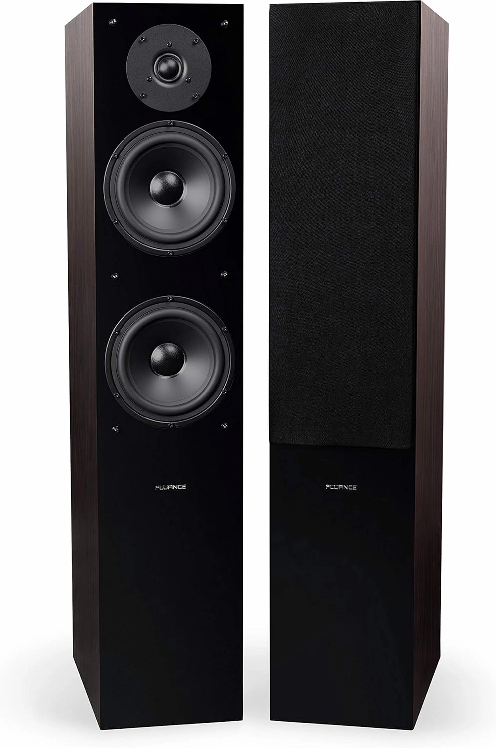 Fluance Elite High Definition Surround Sound Home Theater 5.1 Channel Speaker System Including Three-Way Floorstanding, Center Channel, Rear Surround Speakers and a DB10 Subwoofer - Walnut (SX51WR)