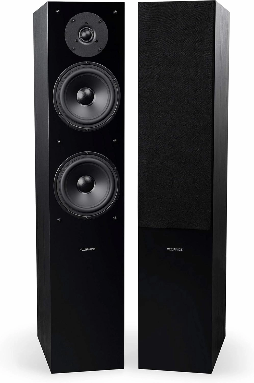 Fluance Elite High Definition Surround Sound Home Theater 7.1 Speaker System Including Floorstanding Towers, Center Channel, Surround, Rear Surround Speakers, and DB10 Subwoofer - Black Ash (SX71BR)
